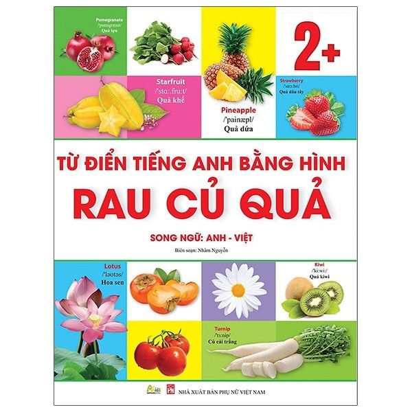  Từ điển tiếng anh bằng hình - Rau, củ, quả 2020 