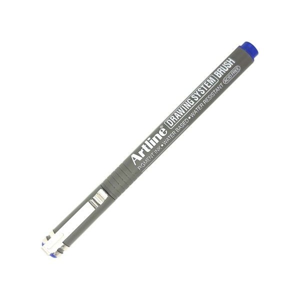  Bút vẽ kĩ thuật Artline Brush  EK-23FN , xanh 