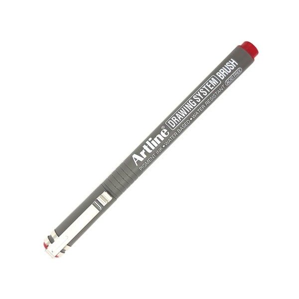  Bút vẽ kĩ thuật Artline Brush  EK-23FN , đỏ 