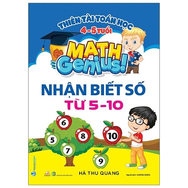  Thiên tài toán học (4 - 5 tuổi) - Nhận biết số từ 5 - 10 