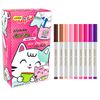  Hộp Bút Lông 36 Màu Fiber Pen Washable - Nét Mảnh Nét To - Colokit SWM-C006 