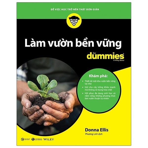  Làm Vườn Bền Vững For Dummies - Donna Ellis - Bìa Mềm 