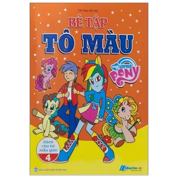  Sách - Bé Tập Tô Màu - My Little Pony - Tập 4 