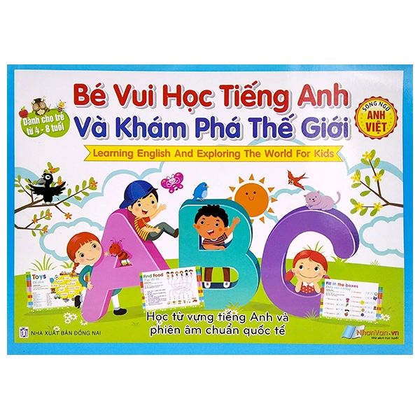  Bé vui học TA và khám phá thế giới (ĐN) - song ngữ 