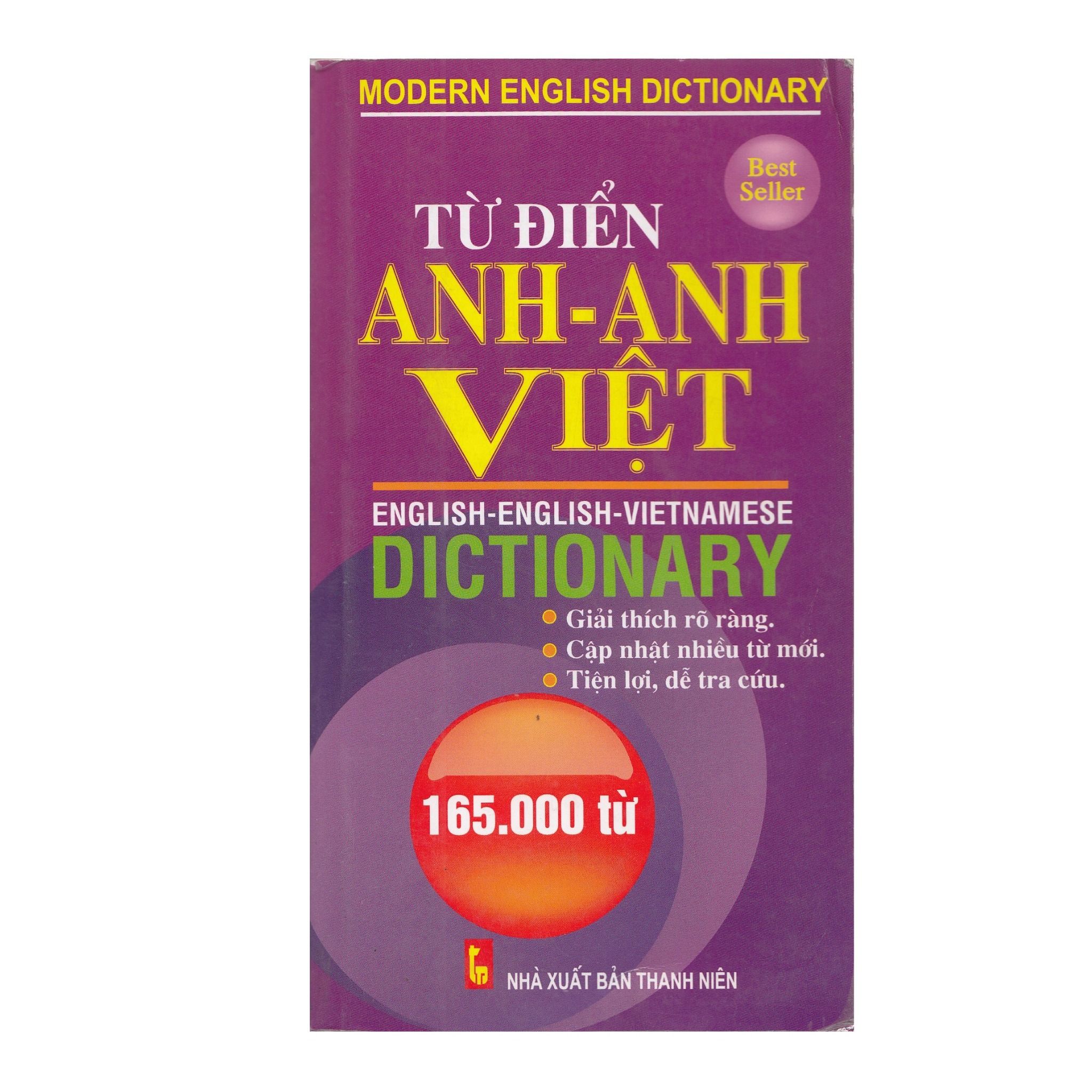 Từ Điển Anh - Anh - Việt 165.000 Từ - Modern English Dictionary 