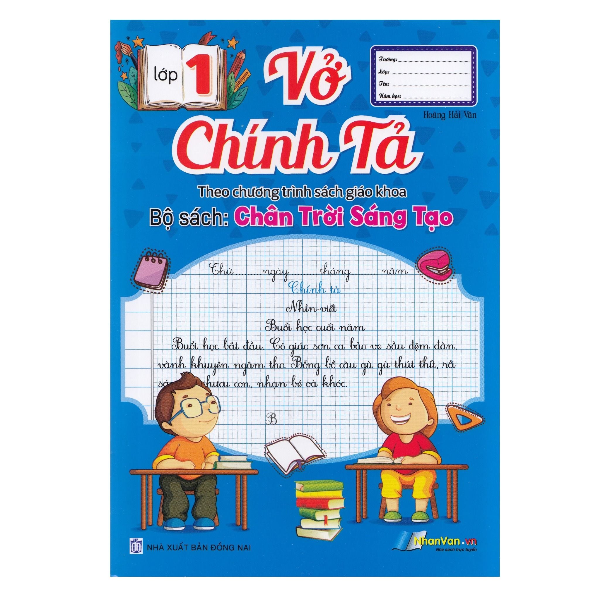  Vở Chính Tả - Lớp 1 - Chân Trời Sáng Tạo 