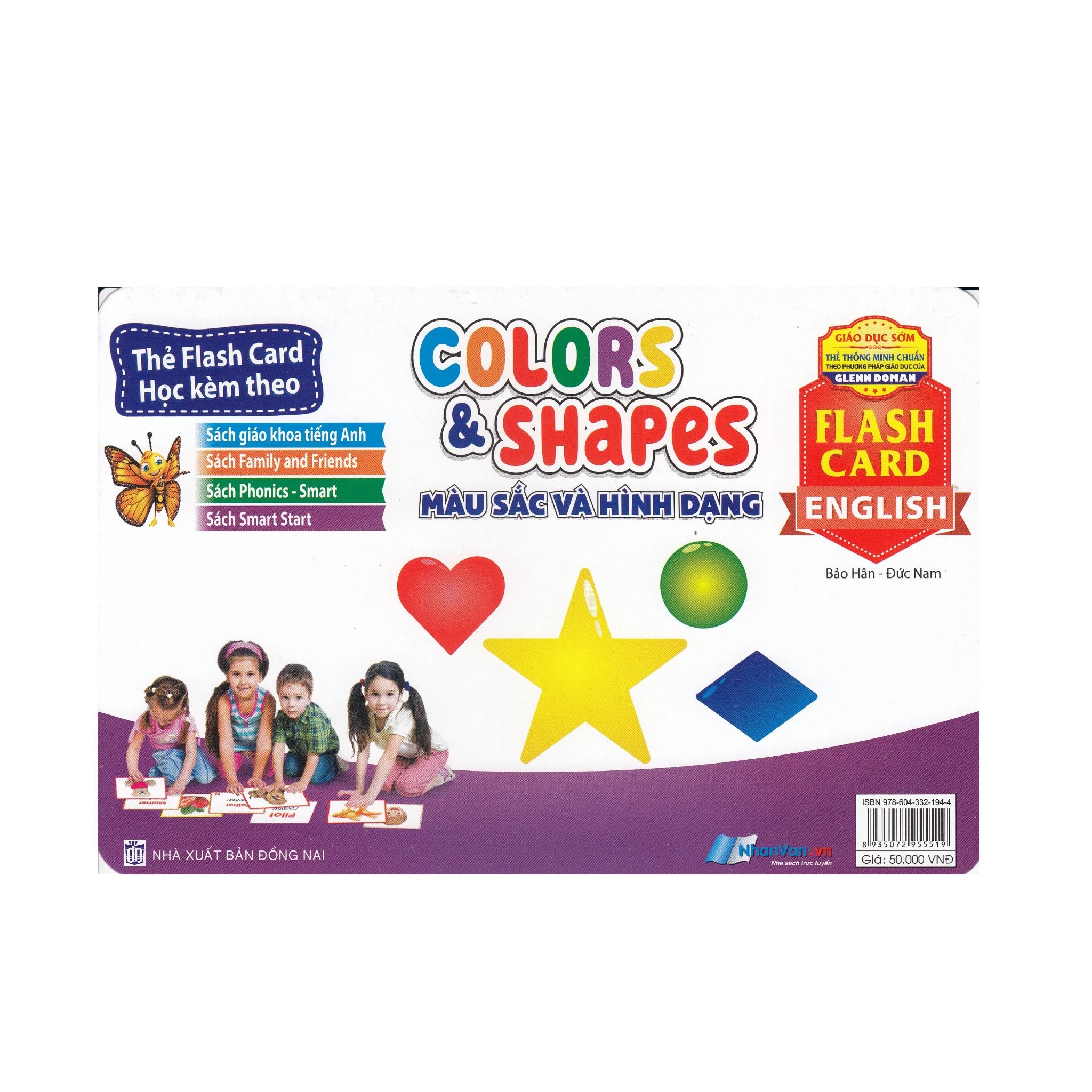  Thẻ Flash Card Tiếng Anh Học Kèm Theo - Colors And Shapes - Màu Sắc Và Hình Dạng 