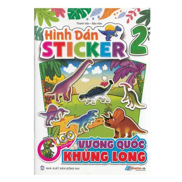 Hình Dán Stickers - 100 Stickers Vương Quốc Khủng Long - Tập 2