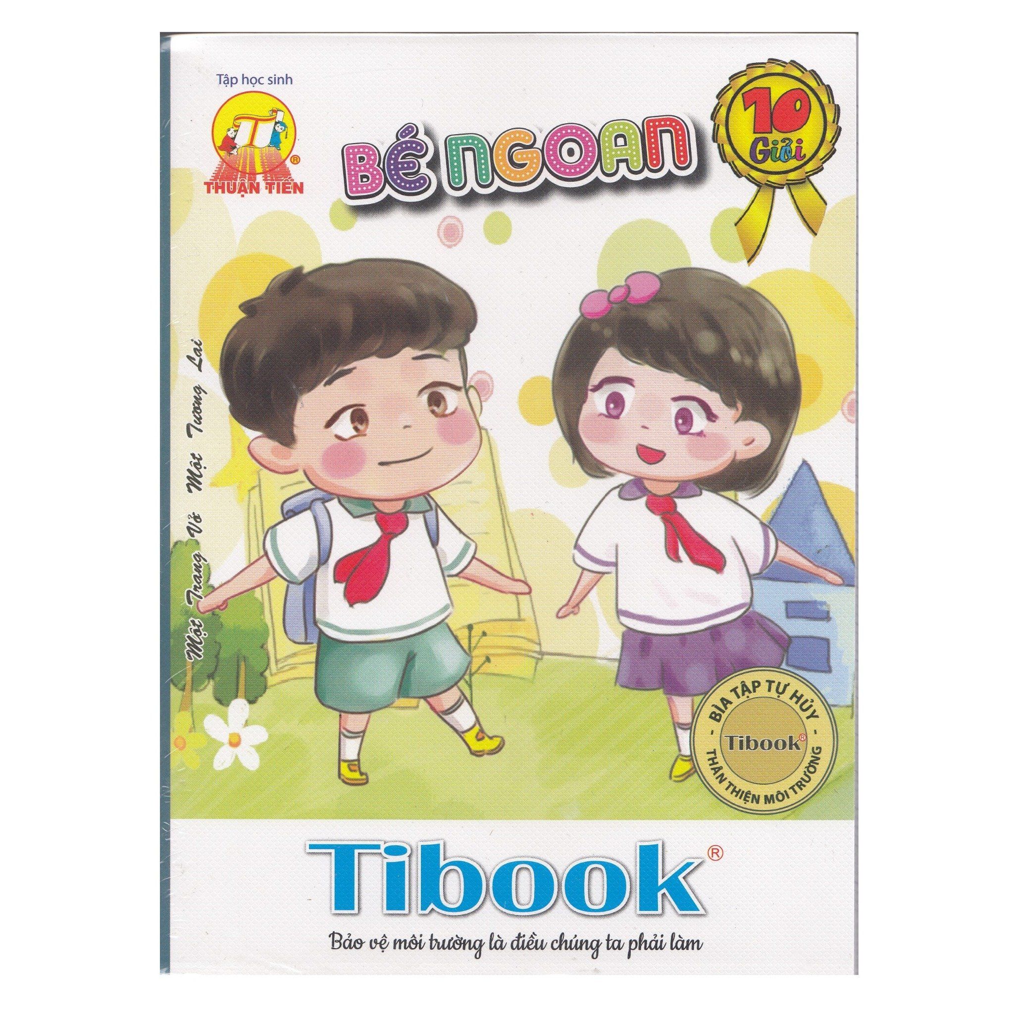  Tập Học Sinh Tân Thuận Tiến 96 Trang - Bé Ngoan - 120gsm - 4 Ô Ly 