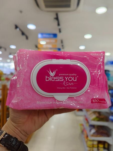 Khăn Ướt BLESS YOU LOVE 100T*24