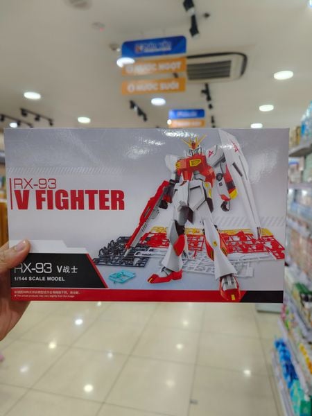  Đồ chơi trẻ em lắp ráp Gundam V Fighter Trắng RX 93 
