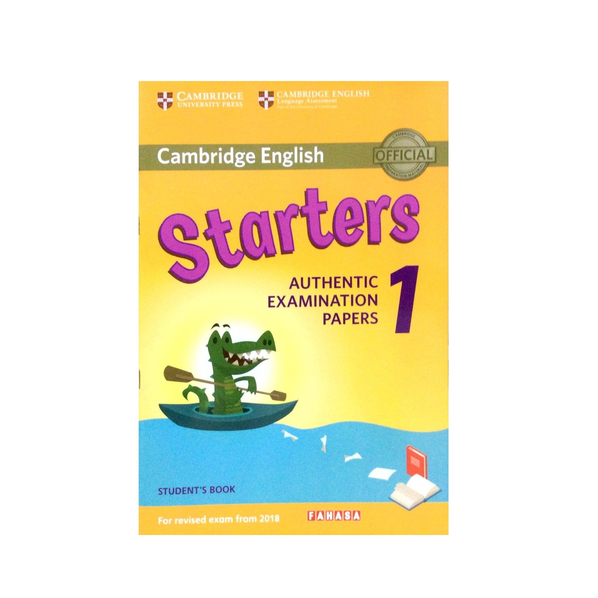  Cambridge English - Starters Authentic Examination Papers 1 - Student's Book 