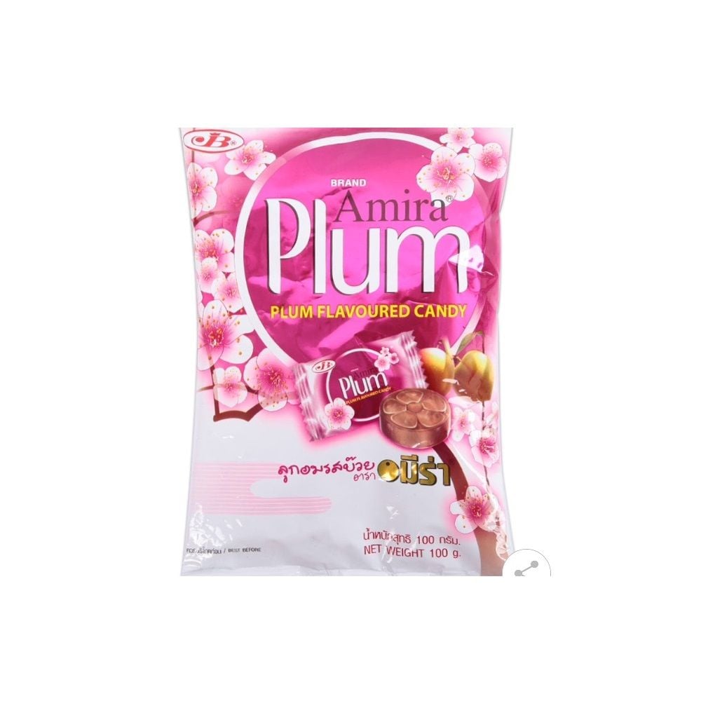  Kẹo Mận Amira - Amira Plum Flavoured Candy (100g) 