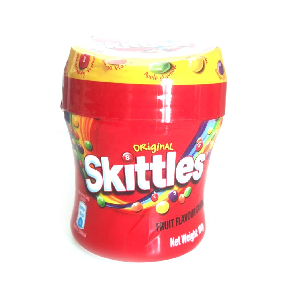  Kẹo trái cây skittles hủ 100g 