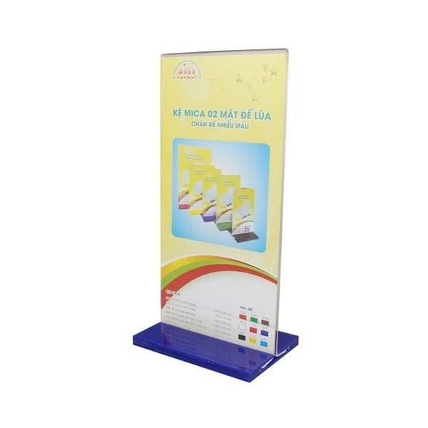 Kệ Thực Đơn Mica 2 Mặt Sao Mai Trung E08 (12 x 18 cm)