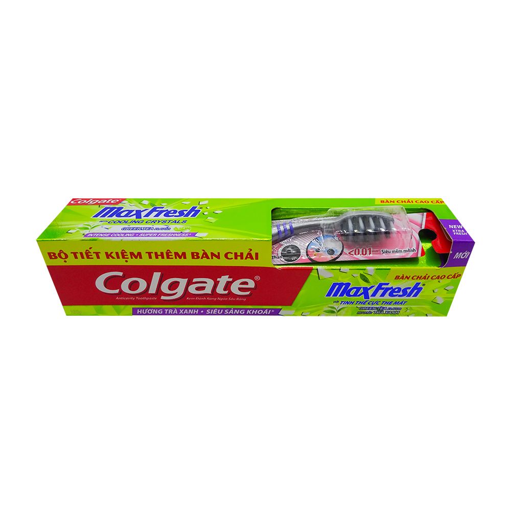  Kem Đánh Răng Colgate Max Fresh Hương Trà Xanh (230g) 