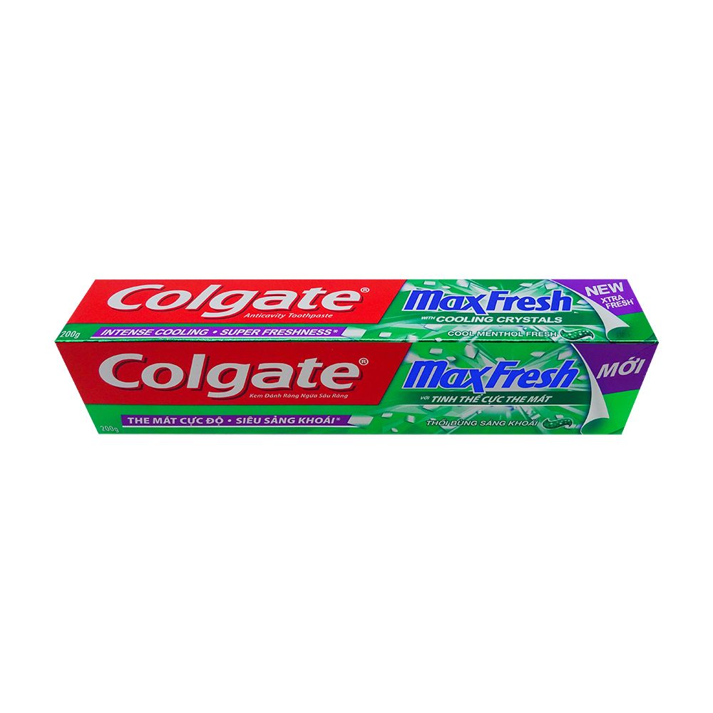  Kem Đánh Răng Colgate Max Fresh Thổi Bùng Sảng Khoái (200g) 