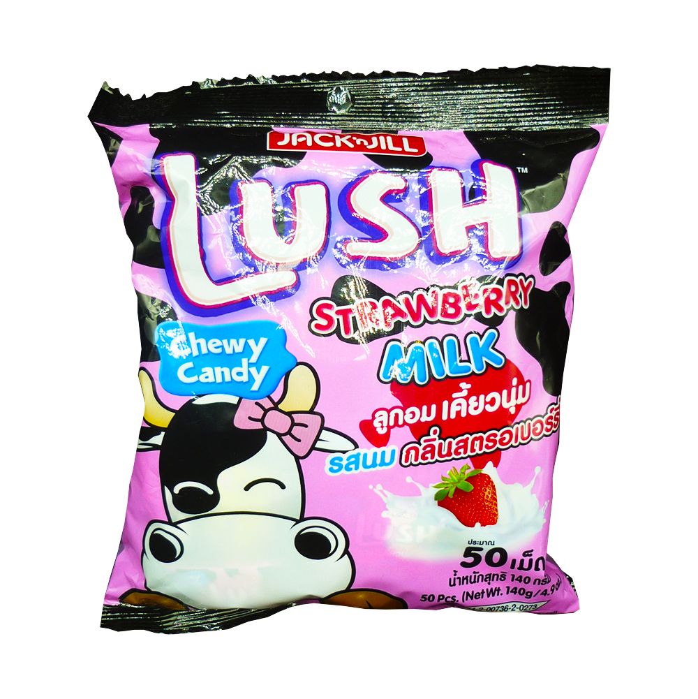  Kẹo Bò Sữa Lush Dâu (140g) 