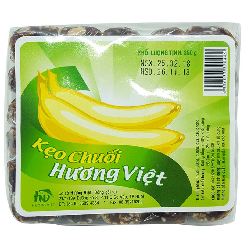  Kẹo Chuối Hương Việt (350g) 