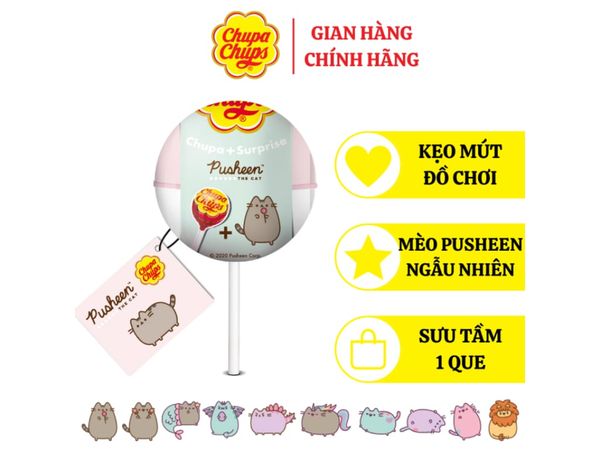 CC Kẹo Mút Surprise Pusheen 6Hx16quex12g