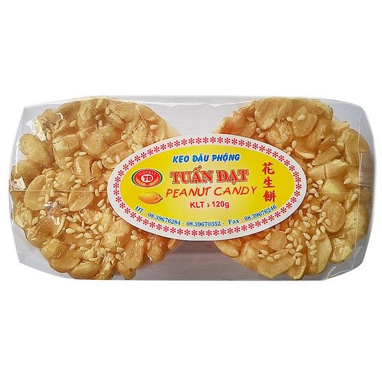  Kẹo Đậu Phộng Tuấn Đạt (120g) 