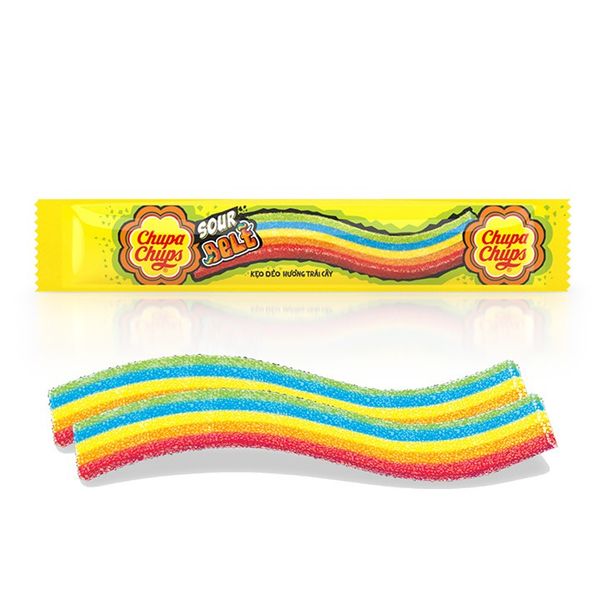 Chupa Chups Kẹo Dẻo Belt 1m Hương Trái Cây ( 1 dây)