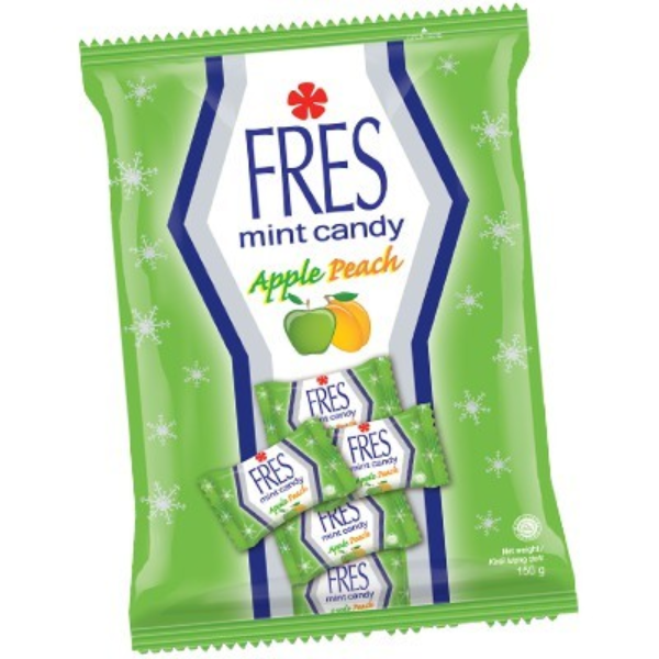  Kẹo Fres Mint Apple Peach (150g) 