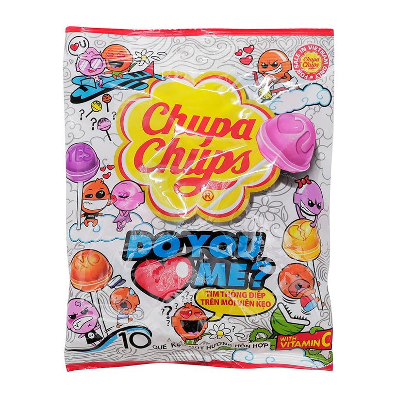  Kẹo Mút Chupa Chups Hương Hỗn Hợp (100g) 