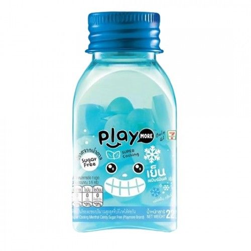  Kẹo The Siêu Mát Lạnh Hương Bạc Hà PlayMore - Hủ 22g 