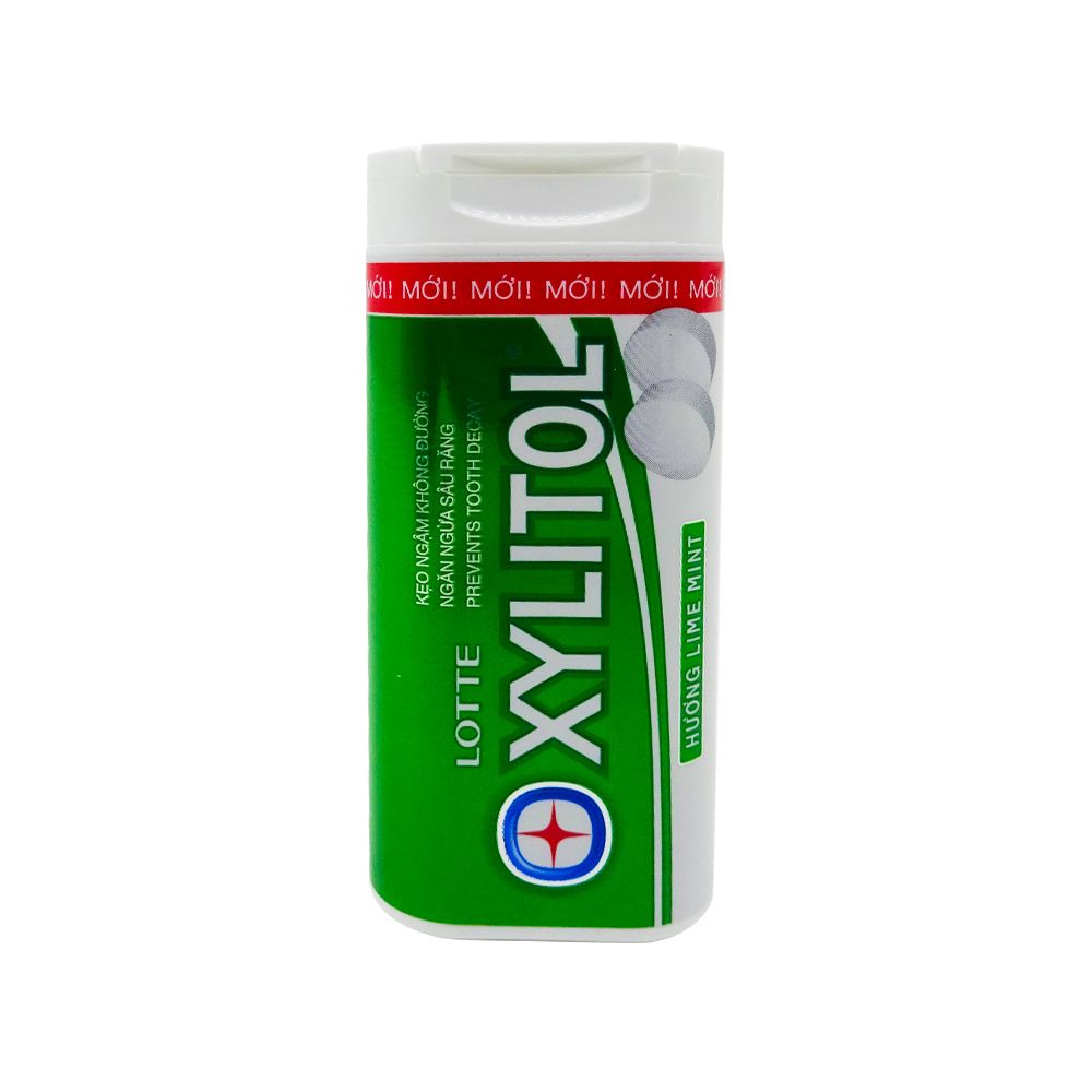  Kẹo Singum Không Đường Lotte Xylitol Hương Lime Mint (20,88g) 