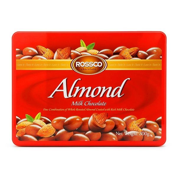  Kẹo Socola Sữa Almond Rossco (300g) 