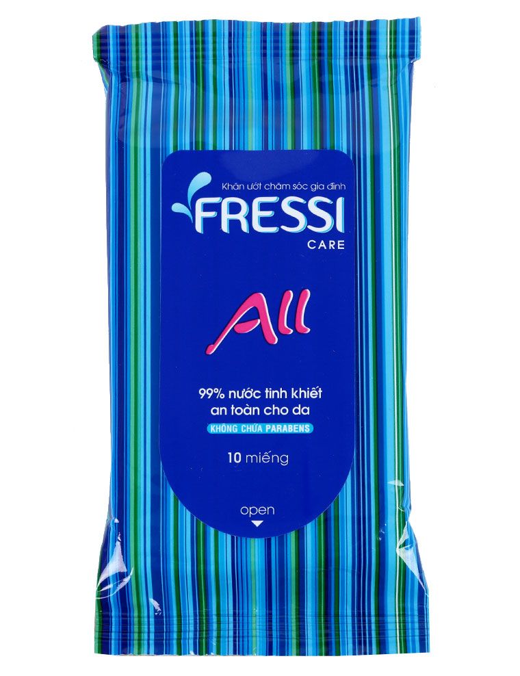  Khăn Ướt Fressi Care All Gói 10 Miếng 