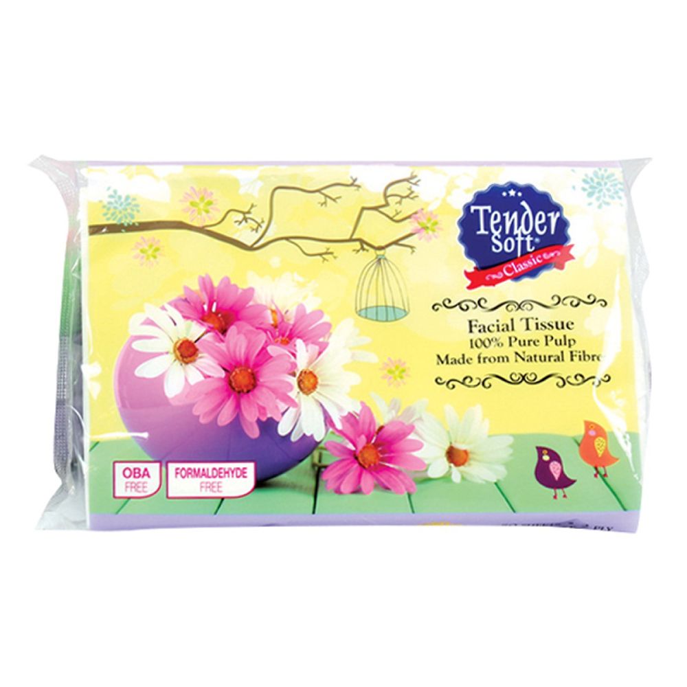  Khăn Giấy Tender Soft Classic Facial 50 Tờ 