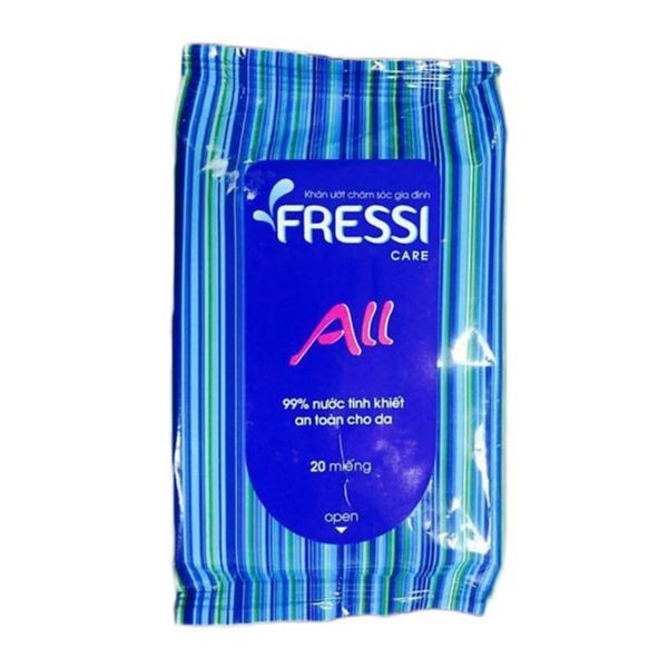  Khăn Ướt Fressi All Care - Gói 20 Tờ 