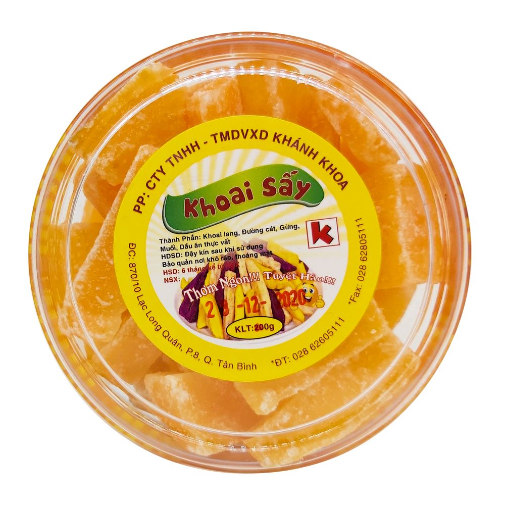  Mứt Khoai Sấy - Khánh Khoa - 340g 