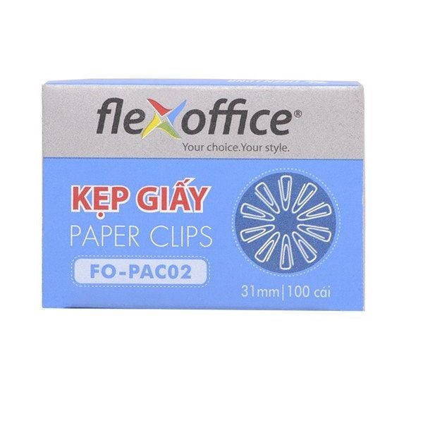  Kim Kẹp Giấy Flexoffice FO-Pac02 