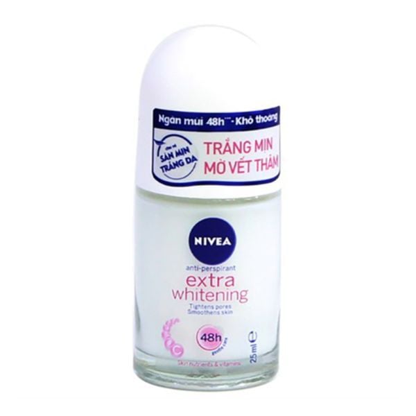  Lăn Ngăn Mùi Nivea - Trắng Mịn Giúp Mờ Vết Thâm (25ml) 