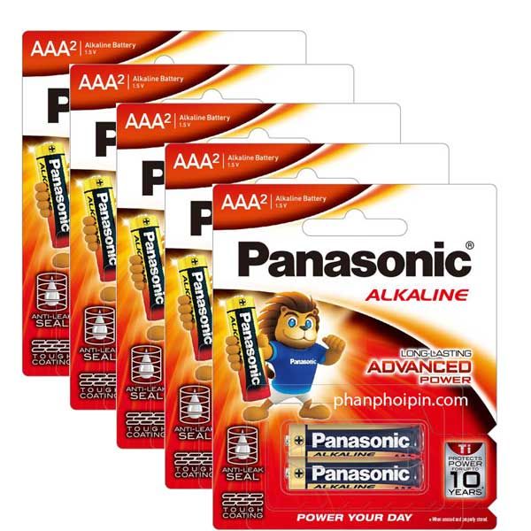  Pin Panasonic Alkaline -LR03T/2B-AAA 