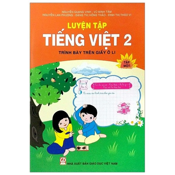  Luyện Tập Tiếng Việt Lớp 2 - Tập 1 (Trình Bày Trên Giấy Ô Li) 