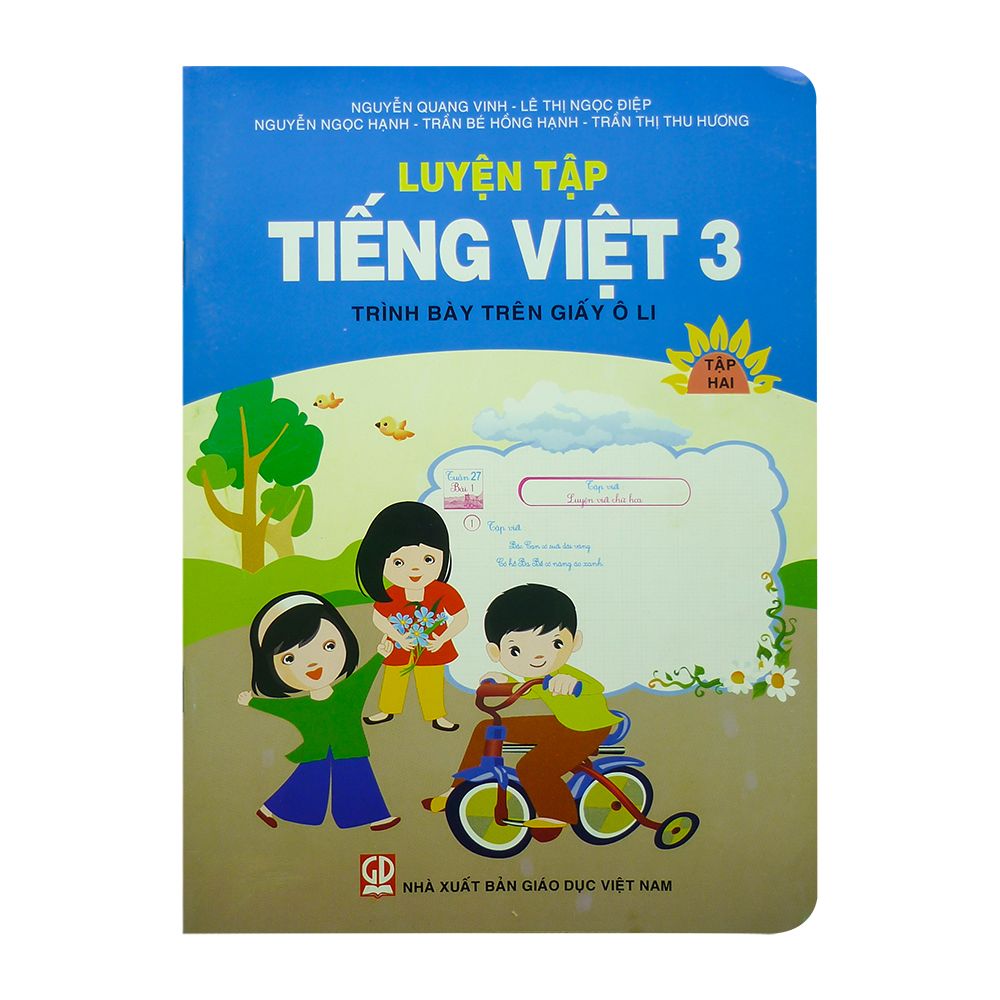  Luyện Tập Tiếng Việt - Trình Bày Trên Giấy Ô Li Lớp 3 (Tập 2) 