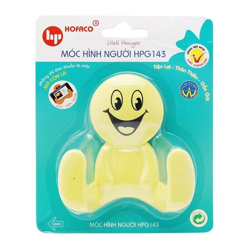  Móc Dán Tường Hình Người HPG143 Hofaco (1 cái/Vĩ) 