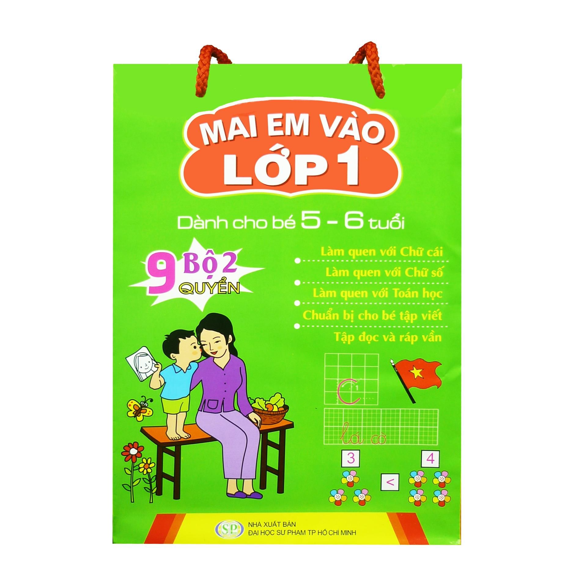  Mai Em Vào Lớp 1 (Dành Cho Trẻ 4 - 5 Tuổi) - Bộ 2 ( 9 Quyển) 