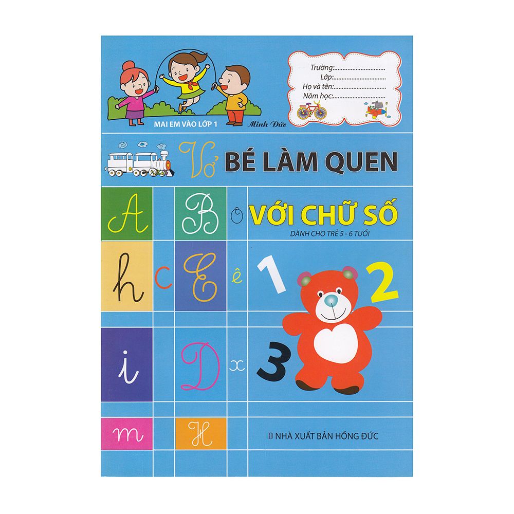  Mai Em Vào Lớp 1 - Vở Bé làm Quen Với Chữ Số 