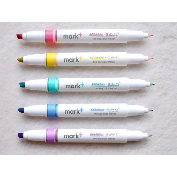 Bộ 5 Bút Đánh Dấu và Dạ Kim PM-MT200-5S-KKY - nhanvan.vn