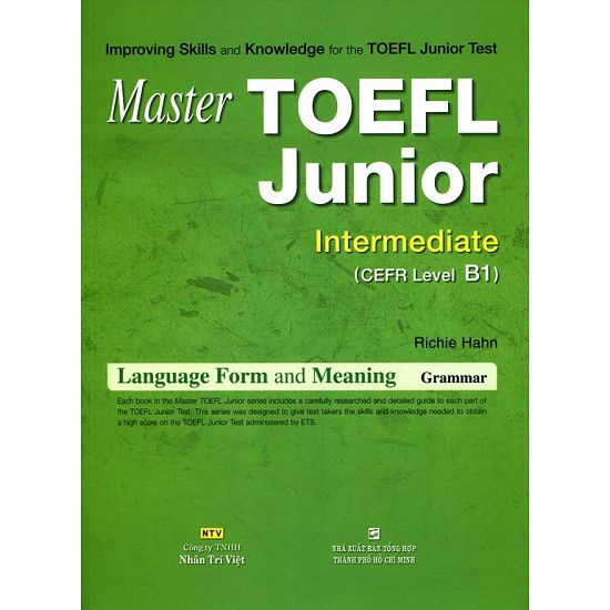  Master TOEFL Junior Cefr Intermedicate Level B1 (Không CD) 