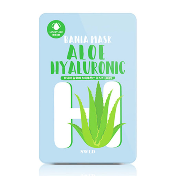  Mặt Nạ SWLD Bania Aloe Hyaluronic Mask - Nha Đam 