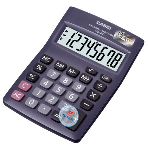 Máy Tính Casio MW-8V-BK