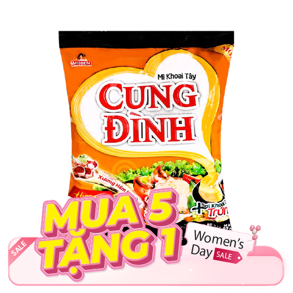 Mì Khoai Tây Cung Đình Cua Bể Rau Răm - Gói 80g