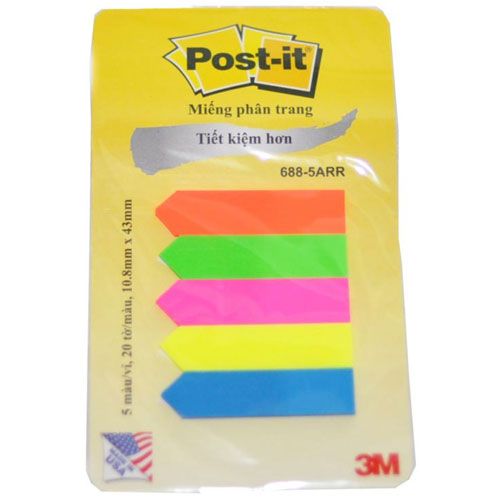  Miếng Dán Phân Trang 3M Post-it Mũi Tên 688-5ARR 