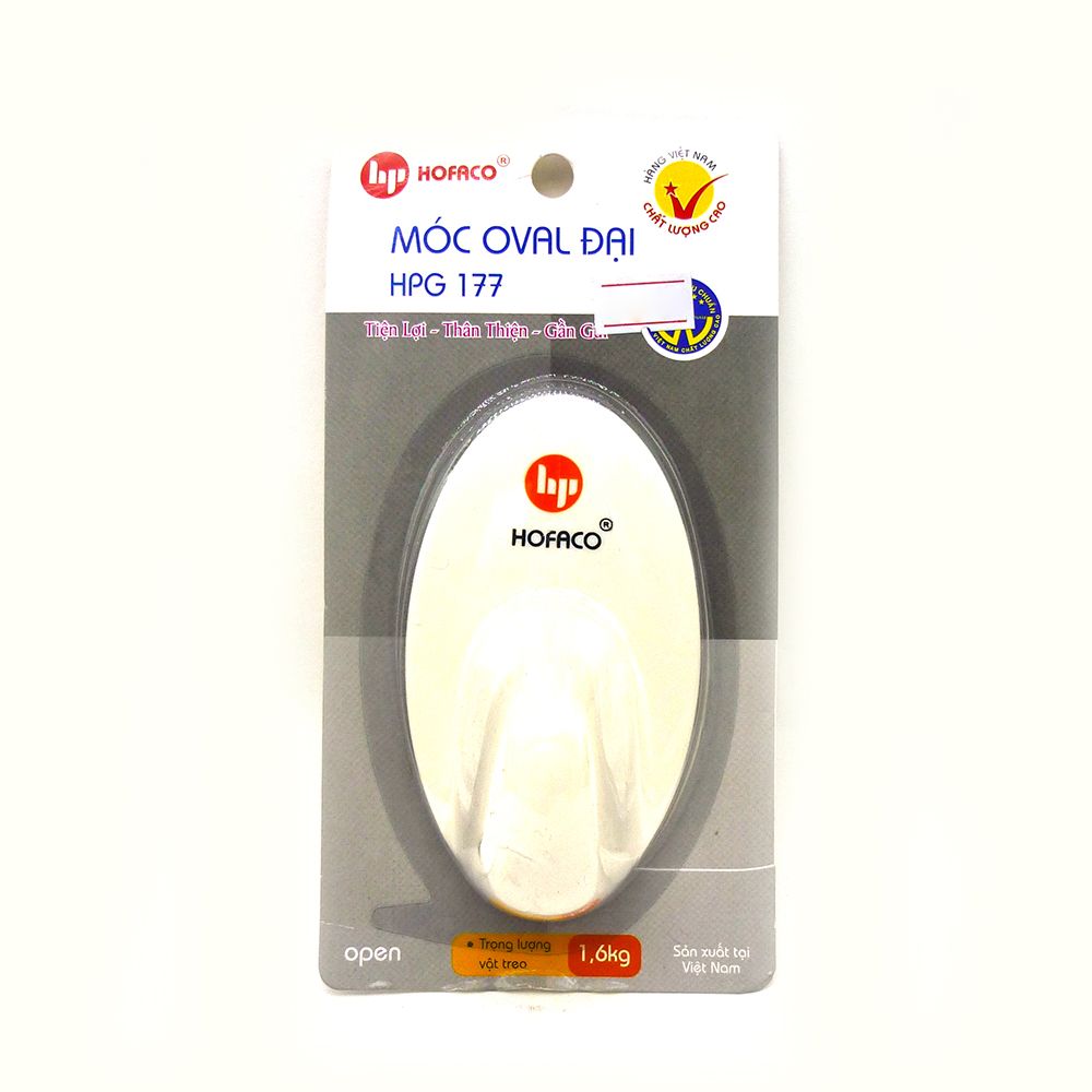  Móc Dán Tường Oval Đại Hofaco HPG177 